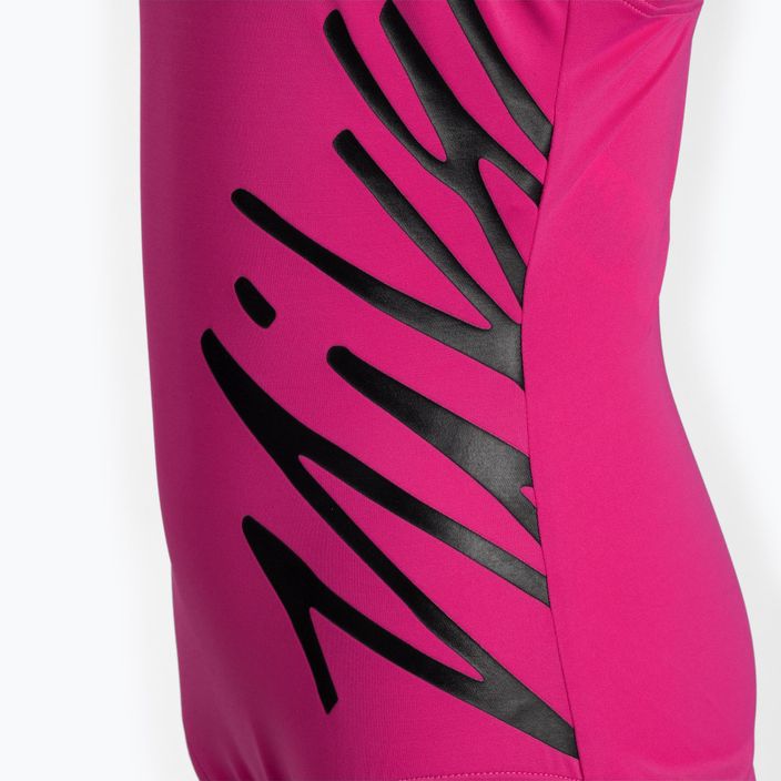 Růžové dětské jednodílné plavky Nike Crossback NESSC727-672 3