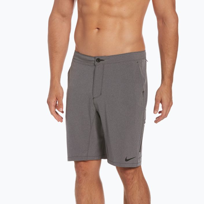 Pánské šortky Nike Flow 9' Hybrid Shorts Dark Grey NESSC515 5