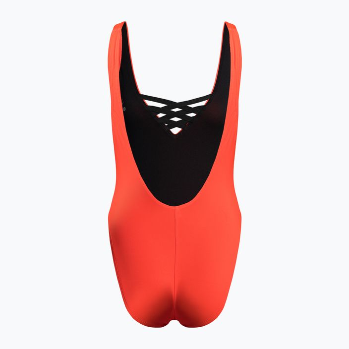 Nike Sneakerkini U-Back dámské jednodílné plavky oranžové NESSC254-631 2