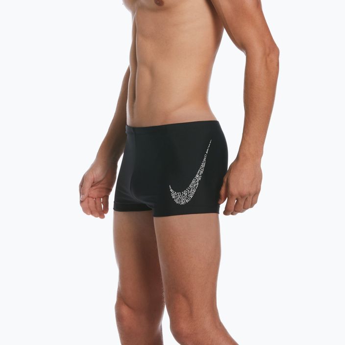 Pánské plavky Nike Jdi Swoosh Square Leg černé NESSC581 5