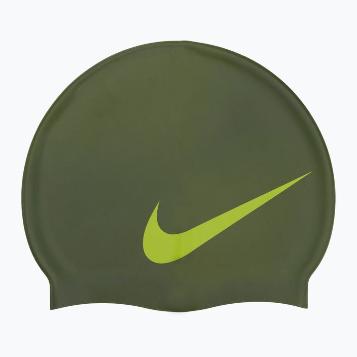 Plavecká čepice Nike Big Swoosh green NESS8163-391
