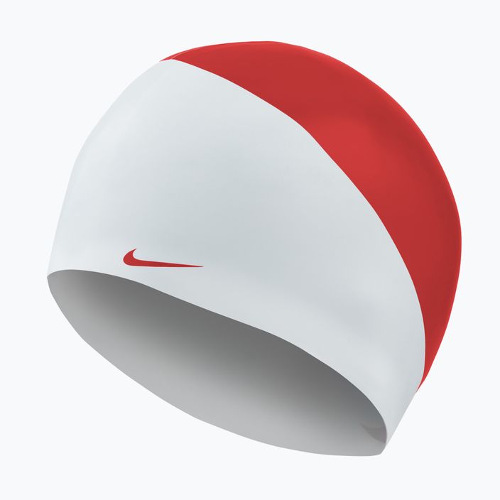 Nike Jdi Slogan červeno-bílá plavecká čepice NESS9164-613 5