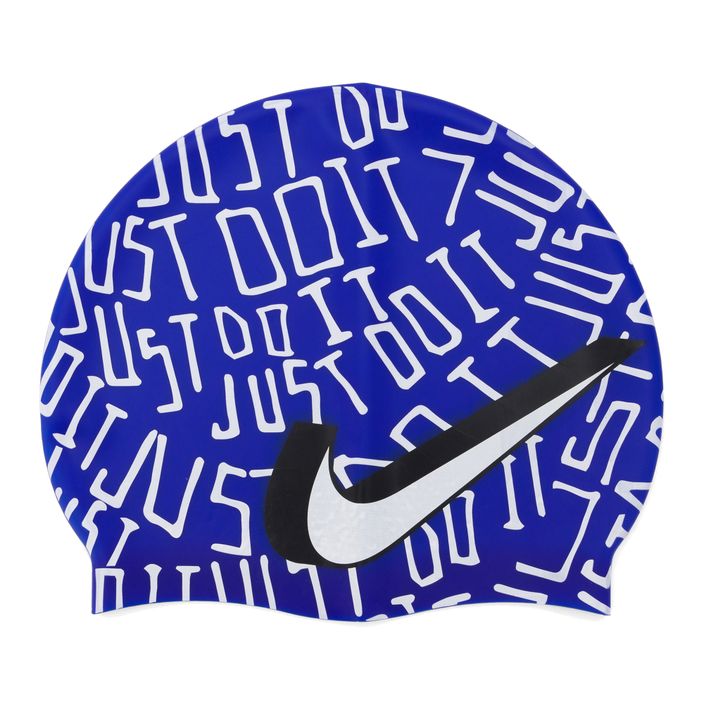 Nike Jdi Scribble Graphic 2 plavecká čepice modrá NESSC159-418 2