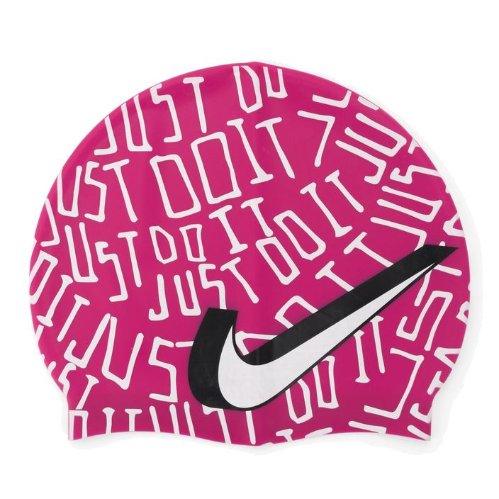 Nike Jdi Scribble Graphic 2 plavecká čepice růžová NESSC159-672 2