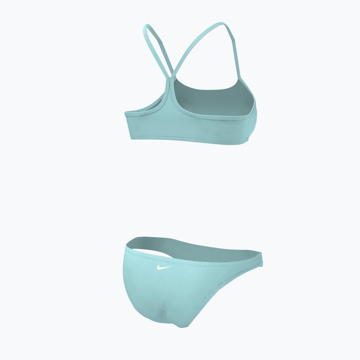 Dámské dvoudílné plavky Nike Essential Sports Bikini modré NESSA211-437 6
