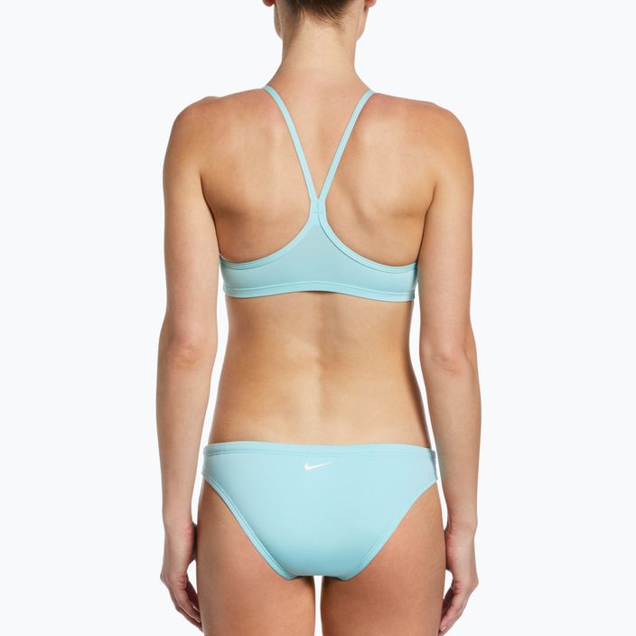 Dámské dvoudílné plavky Nike Essential Sports Bikini modré NESSA211-437 8