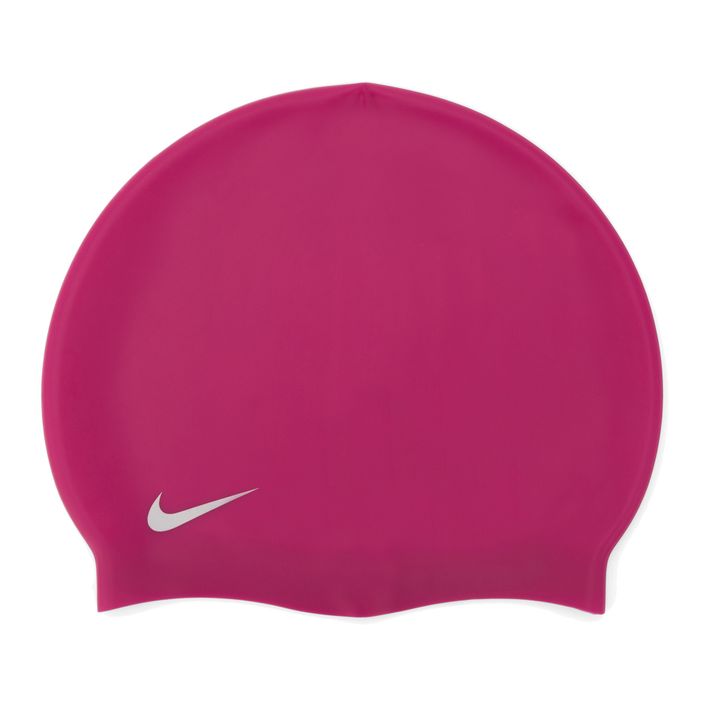 Dětská plavecká čepice Nike Solid Silicone růžová TESS0106-672 2