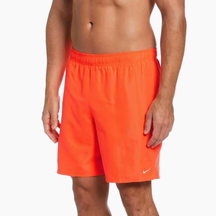 Pánské plavecké šortky Nike Essential 7" Volley oranžové NESSA559-618