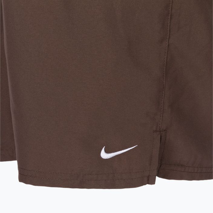 Pánské plavecké šortky Nike Essential 7" Volley hnědé NESSA559-046 3