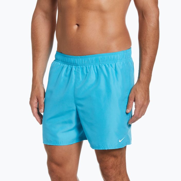Pánské plavecké šortky Nike Essential 5" Volley modré NESSA560-445