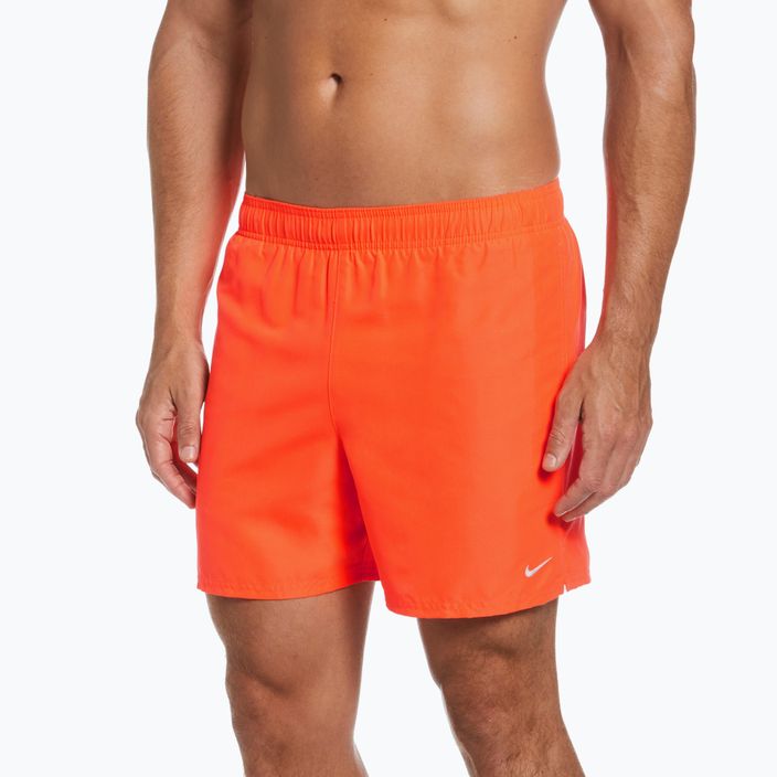 Pánské plavecké šortky Nike Essential 5" Volley oranžové NESSA560-618