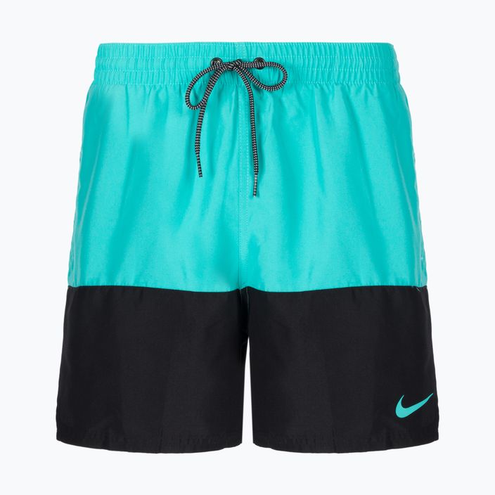 Pánské plavecké šortky Nike Split 5" Volley modro-černé NESSB451-339