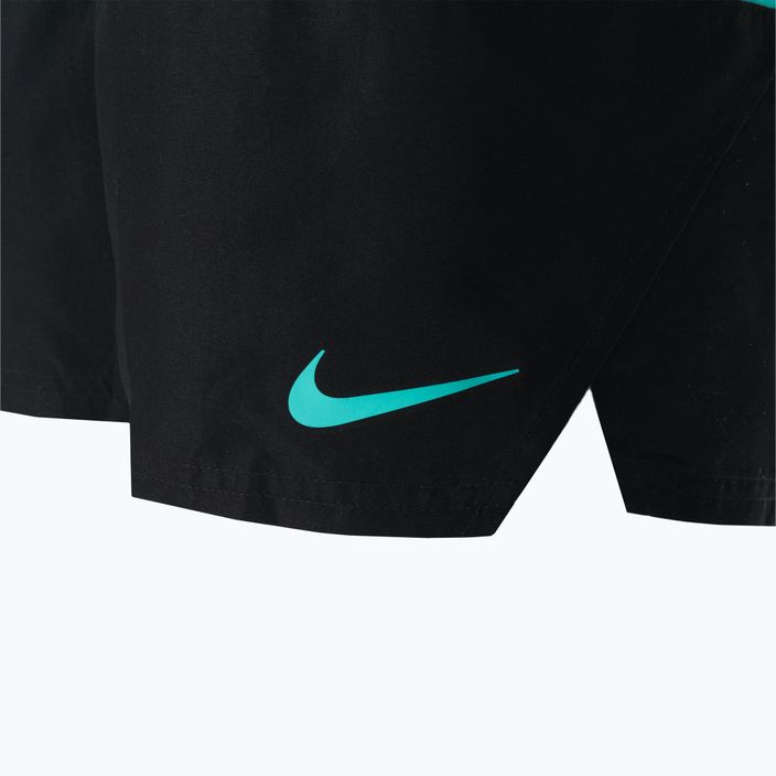Pánské plavecké šortky Nike Split 5" Volley modro-černé NESSB451-339 3