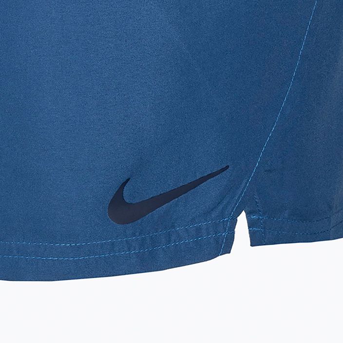 Pánské plavecké šortky Nike Split 5" Volley tmavě modré NESSB451-444 4