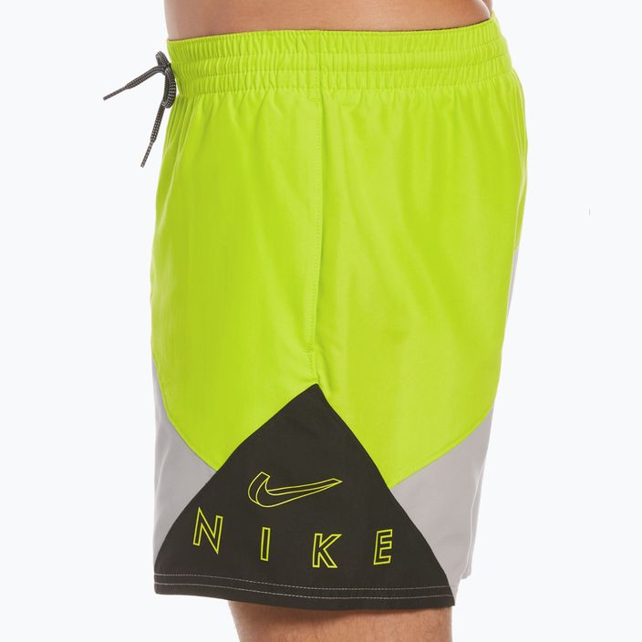 Pánské plavecké šortky Nike Logo 5" Volley zelené NESSC470-001 8