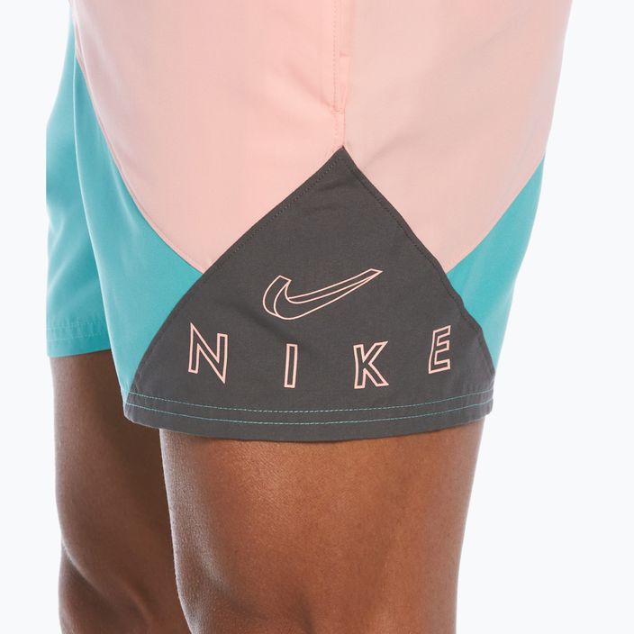 Pánské plavecké šortky Nike Logo 5" Volley šedé NESSC470-018 8