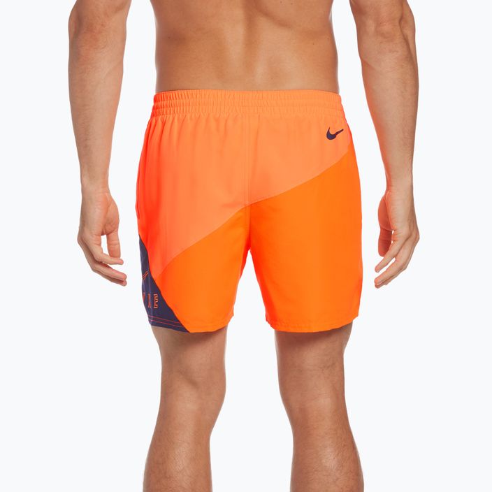 Pánské plavecké šortky Nike Logo 5" Volley coral 3