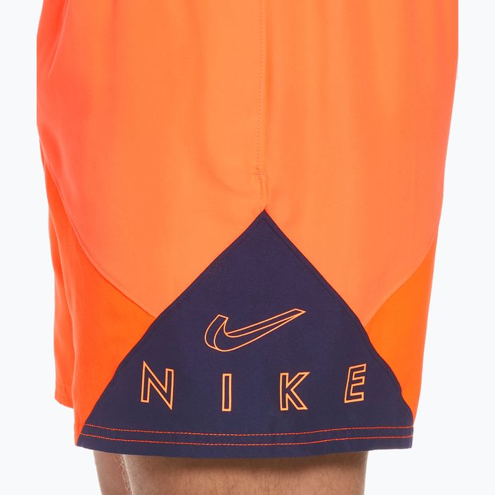 Pánské plavecké šortky Nike Logo 5" Volley modré NESSC470-440 8