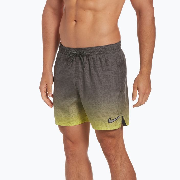 Pánské plavecké šortky Nike Jdi Fade 5" Volley hnědé NESSC479-312 5
