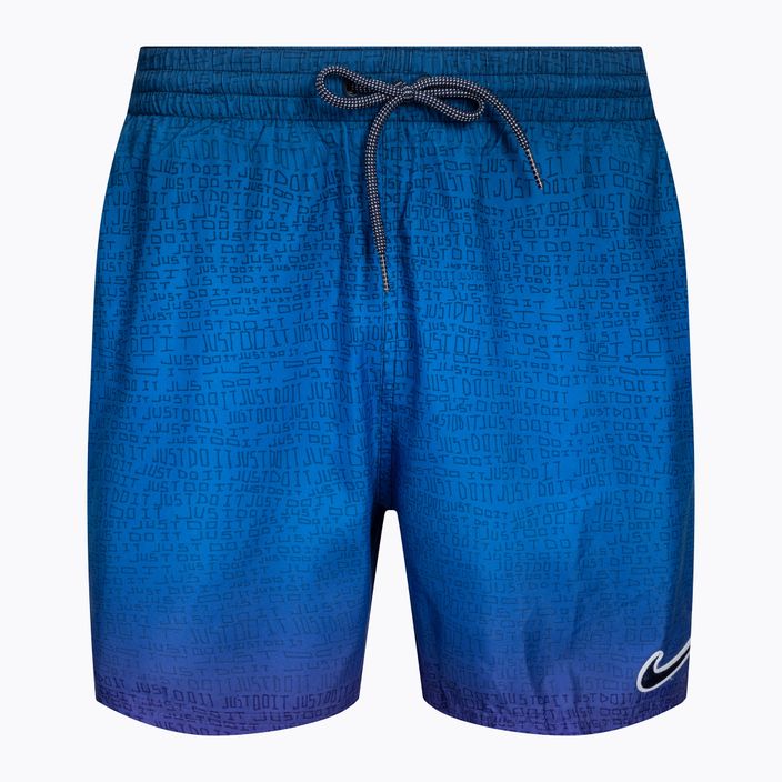 Pánské plavecké šortky Nike Jdi Fade 5" Volley fialové NESSC479-593