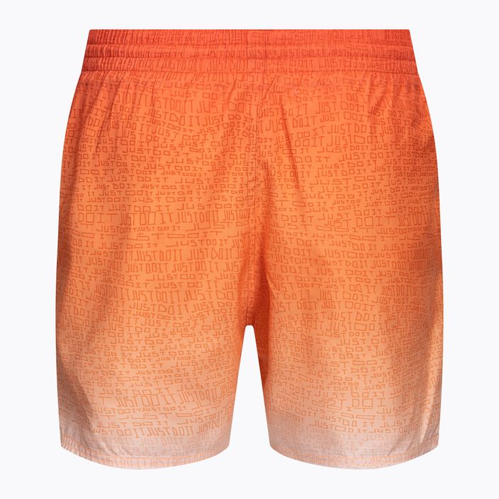 Pánské plavecké šortky Nike Jdi Fade 5" Volley oranžové NESSC479-817 2