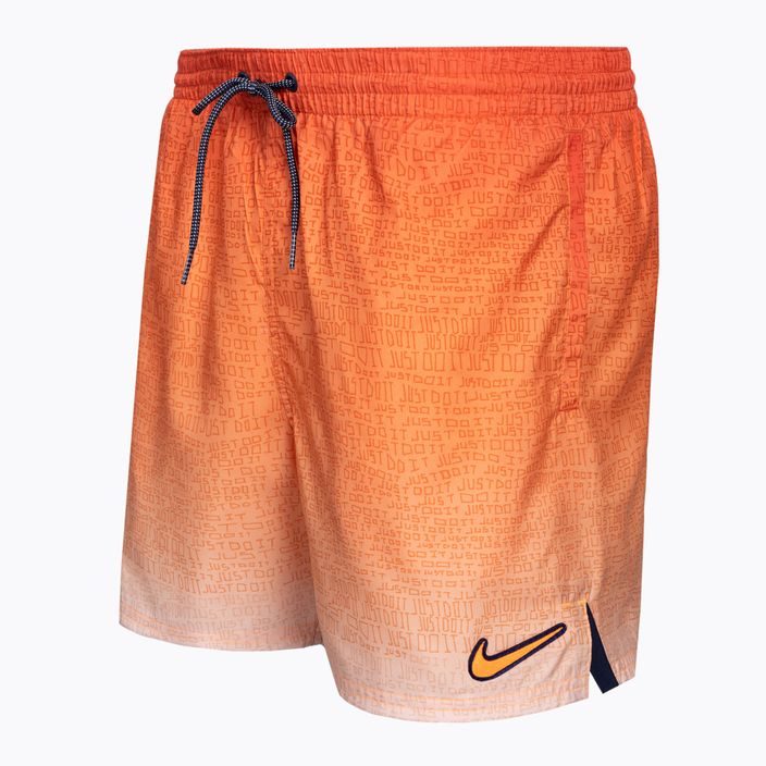Pánské plavecké šortky Nike Jdi Fade 5" Volley oranžové NESSC479-817 3