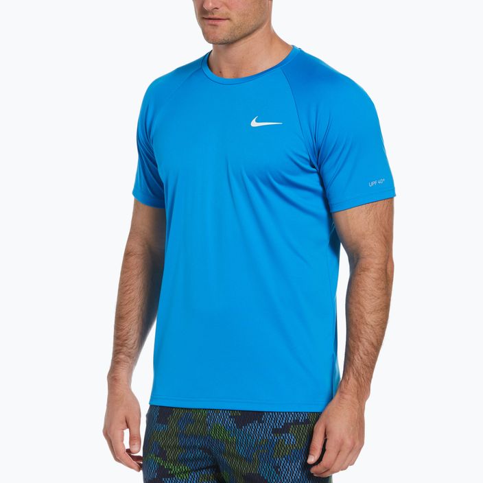 Pánské tréninkové tričko Nike Essential modré NESSA586-458 10