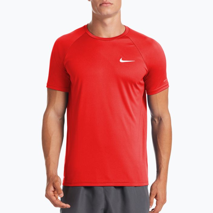 Pánské tréninkové tričko Nike Essential červené NESSA586-614 7