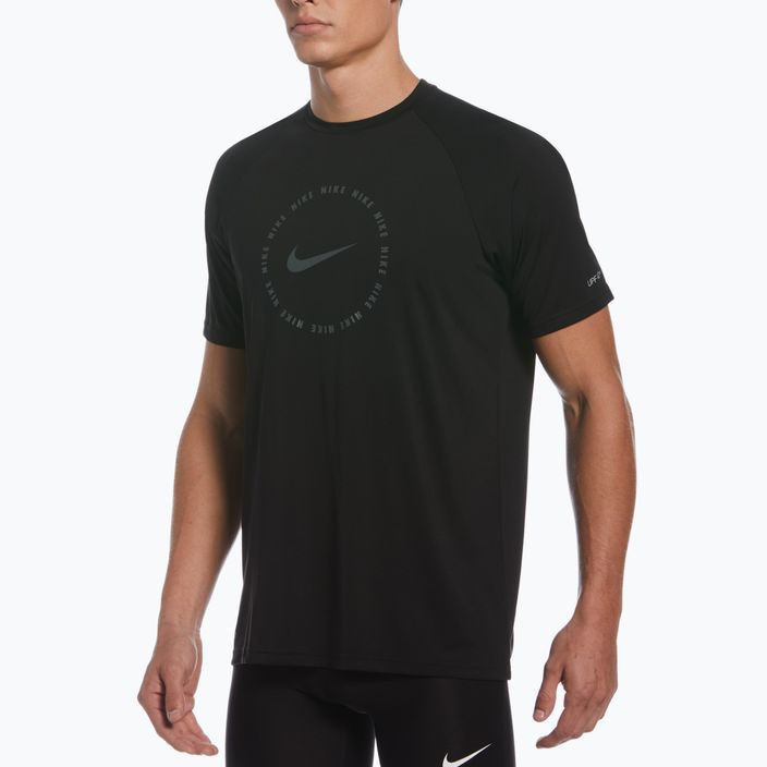 Pánské tréninkové tričko Nike Ring Logo černé NESSC666-001 8