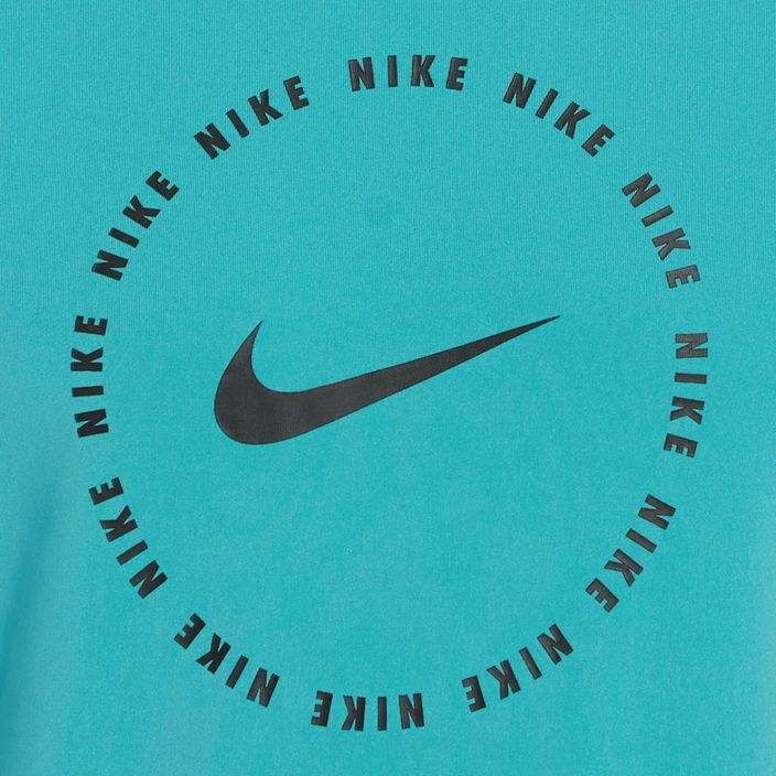 Pánské tréninkové tričko Nike Ring Logo tyrkysové NESSC666-339 10