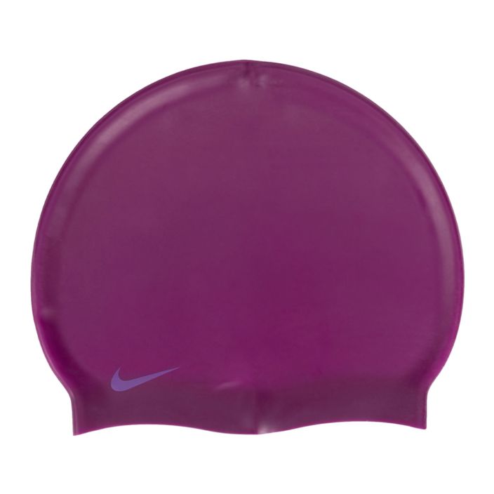 Plavecká čepice Nike Solid Silicone fialová 93060-668 2