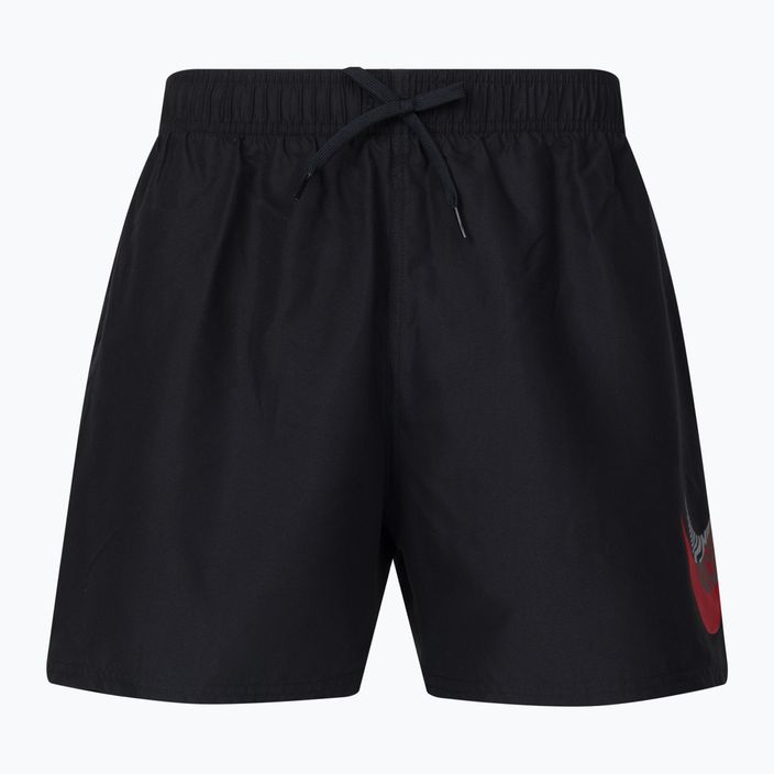 Pánské plavecké šortky Nike Liquify Swoosh 5" Volley černé NESSC611-001