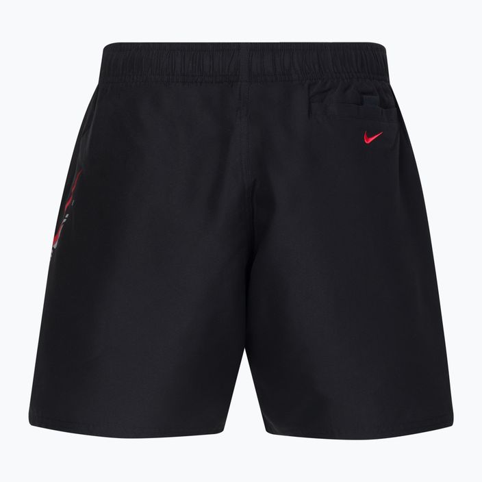 Pánské plavecké šortky Nike Liquify Swoosh 5" Volley černé NESSC611-001 2