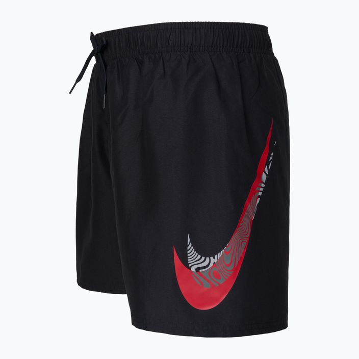 Pánské plavecké šortky Nike Liquify Swoosh 5" Volley černé NESSC611-001 3