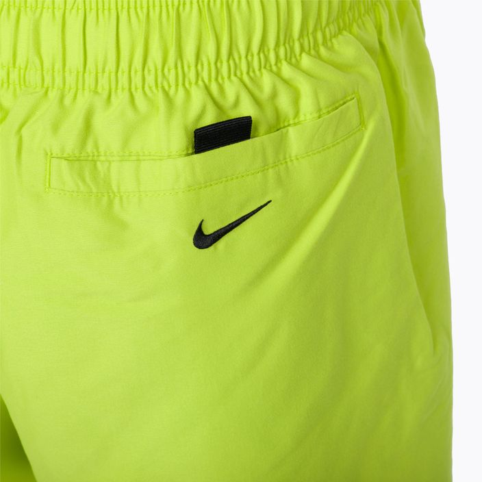 Pánské plavecké šortky Nike Liquify Swoosh 5" Volley zelené NESSC611-312 4