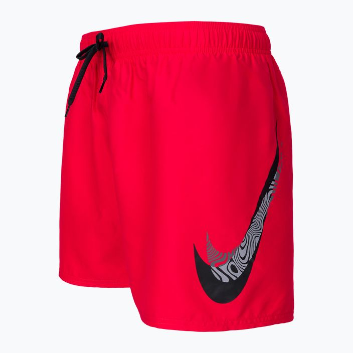 Pánské plavecké šortky Nike Liquify Swoosh 5" Volley červené NESSC611-614 3