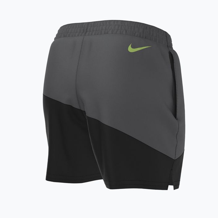 Pánské plavecké šortky Nike Block Swoosh 5" Volley černé NESSC492-001 2