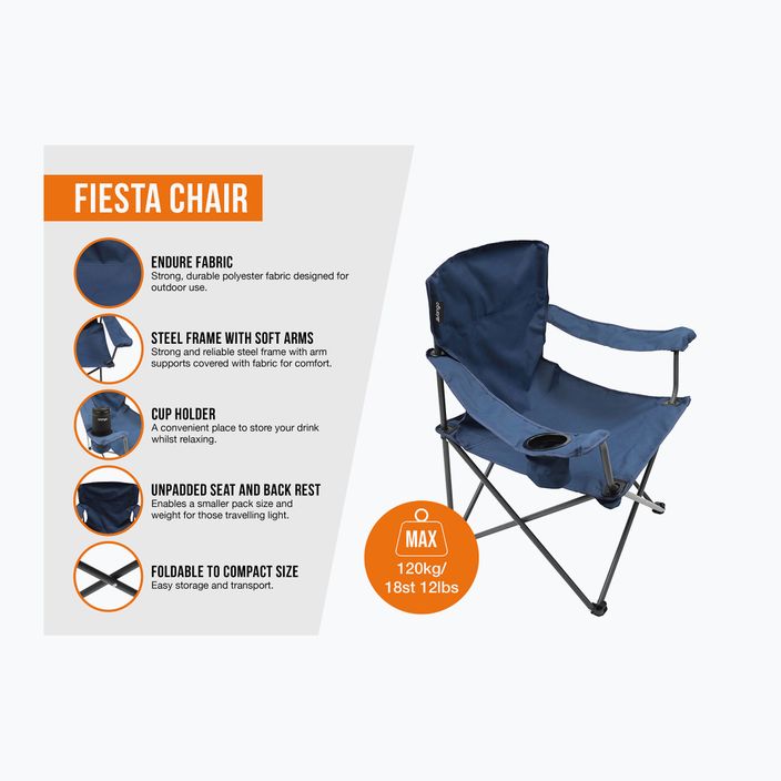 Vango Fiesta Tourist Chair denim dark 5