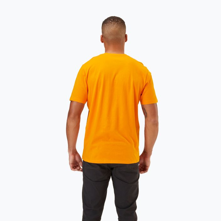 Pánské trekingové tričko Rab Stance Logo SS oranžové QCB-08-SUN-SML 2