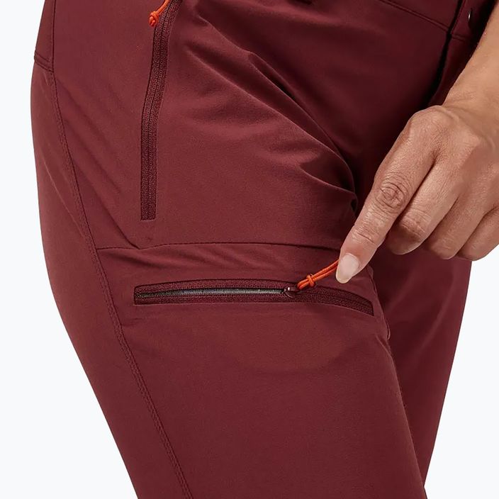 Dámské trekové kalhoty Rab Incline maroon QFV-02 3