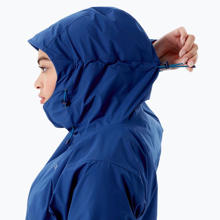 Rab Downpour Eco dámská bunda do deště tmavě modrá QWG-83 6