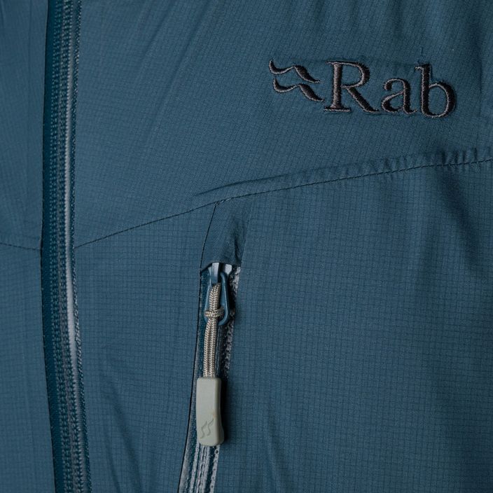 Pánská nepromokavá bunda Rab Latok Paclite Plus modrý QWH-55 11