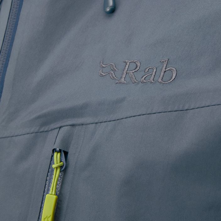 Pánská nepromokavá bunda Rab Latok Paclite Plus modrý QWH-55 7