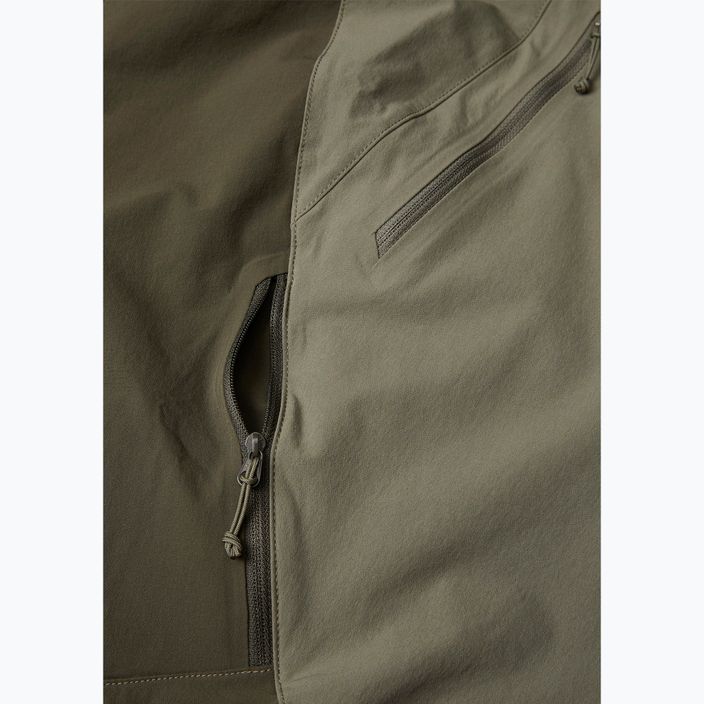 Pánské softshellové kalhoty Rab Torque Mountain light khaki/army 6
