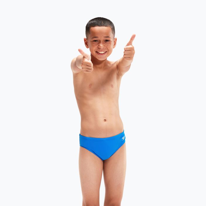 Speedo Logo Brief dětské plavecké kalhotky modré 8-00314914372 6