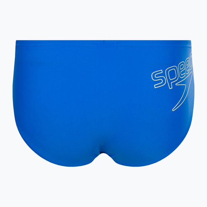 Speedo Logo Brief dětské plavecké kalhotky modré 8-00314914372 3