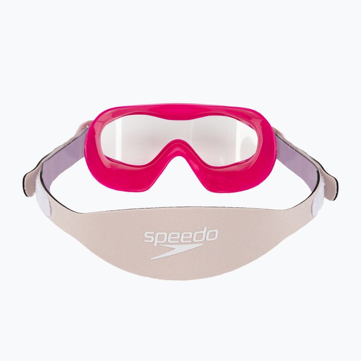 Speedo Sea Squad dětská plavecká maska Jr electric pink/miami lilac/blossom/clear 5