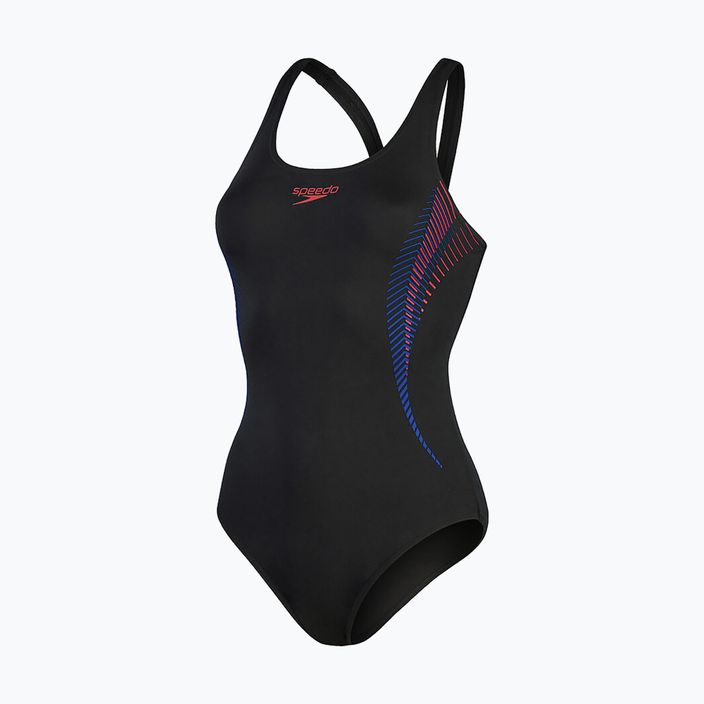 Jednodílné plavky Speedo Placement Muscleback černé 8-00305814836 5