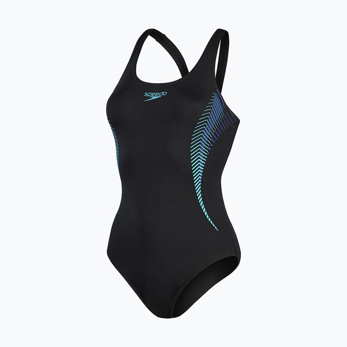 Jednodílné plavky Speedo Placement Muscleback černé 8-00305814837 4