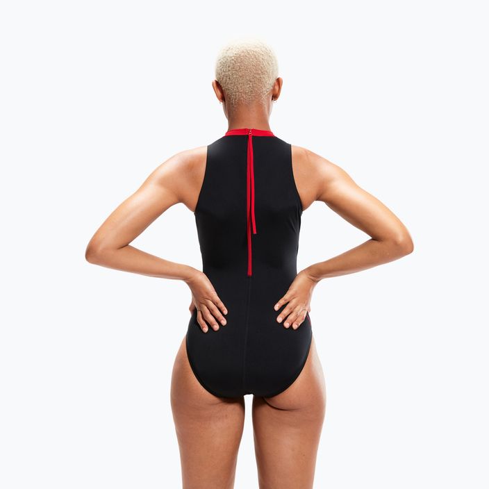 Speedo dámské jednodílné plavky Digital Placement Hydrasuit black-red 8-1244515213 7